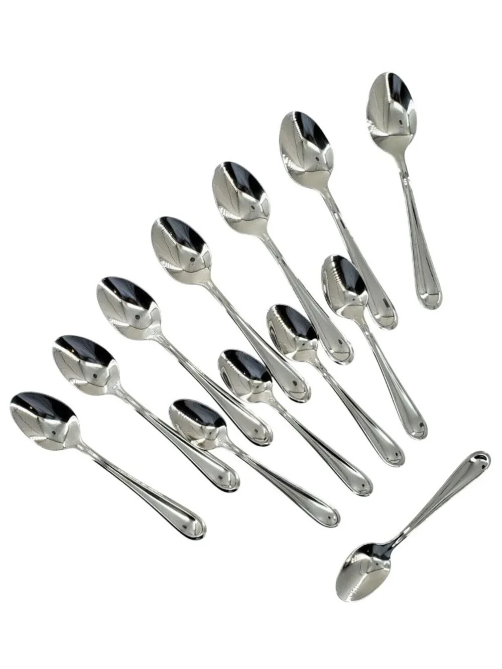 Nova Stainless‎ HAMPTON SILVERSMITHS Argent Orfevres 5 Teaspoons 7 Soup Spoons
